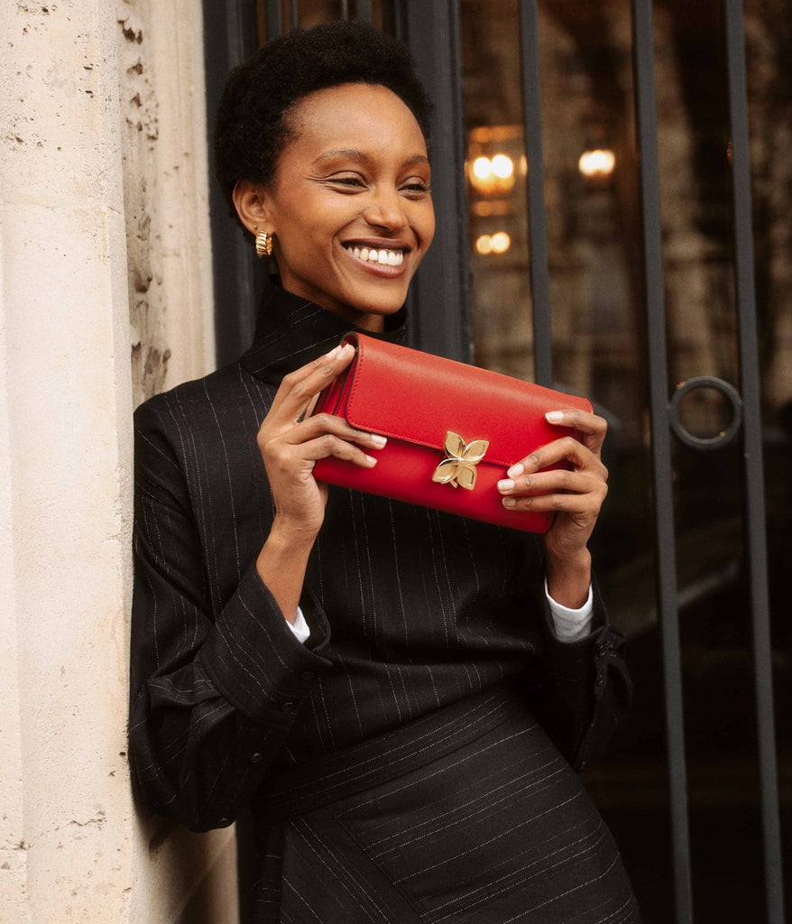 Hortensia Clutch | Baie de Goji - Fleuron Paris