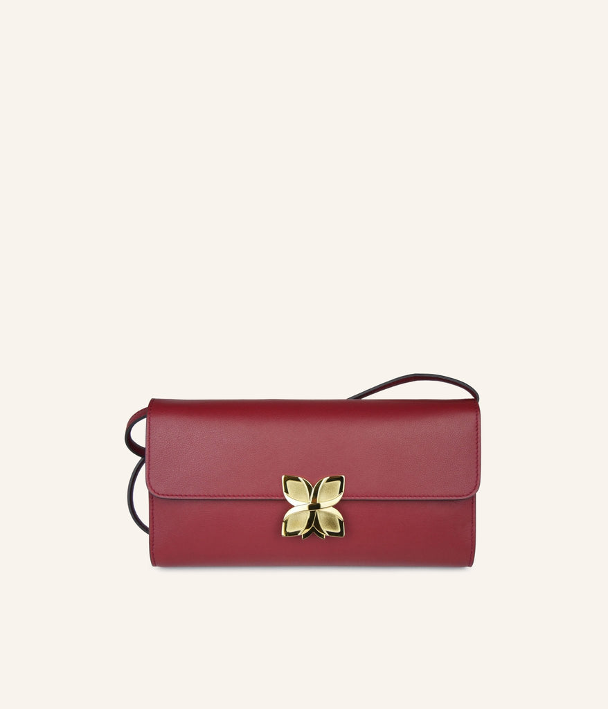 Hortensia Clutch | Cerise - Fleuron Paris