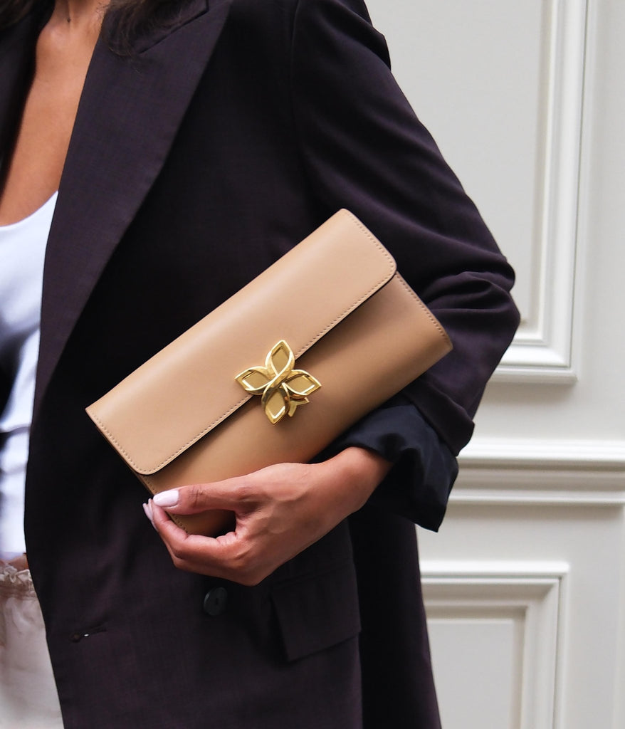 Hortensia Clutch | Cookie - Fleuron Paris