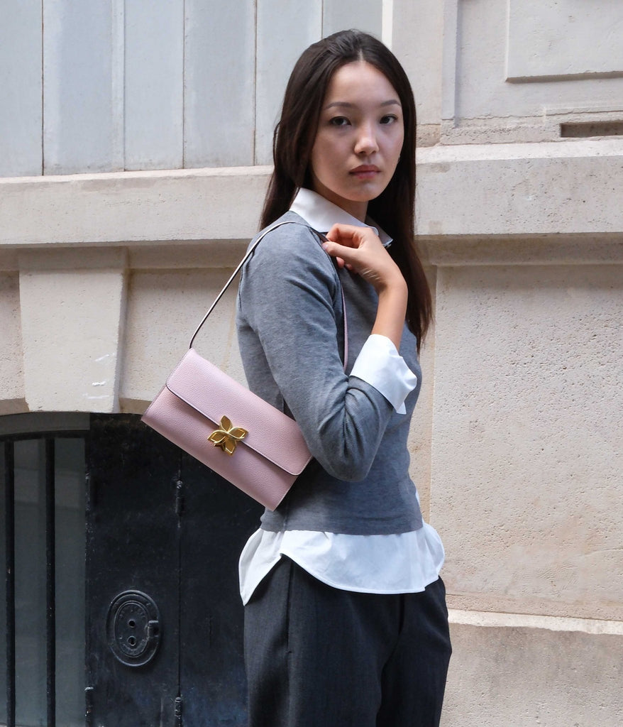 Hortensia Clutch | Rose Ballet - Fleuron Paris