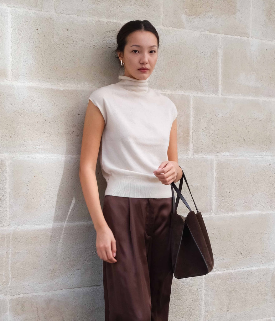 Medium Oak | Suede Moka - Fleuron Paris