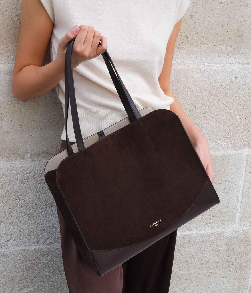 Medium Oak | Suede Moka - Fleuron Paris