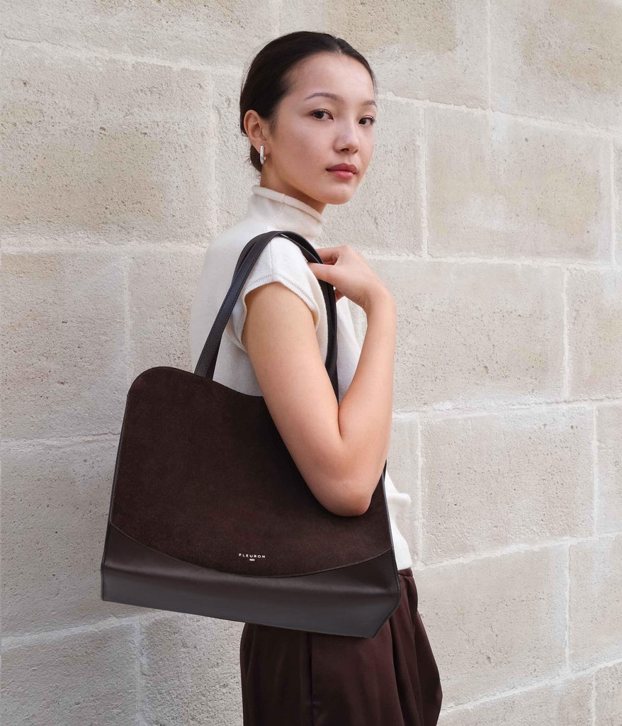 Medium Oak | Suede Moka - Fleuron Paris