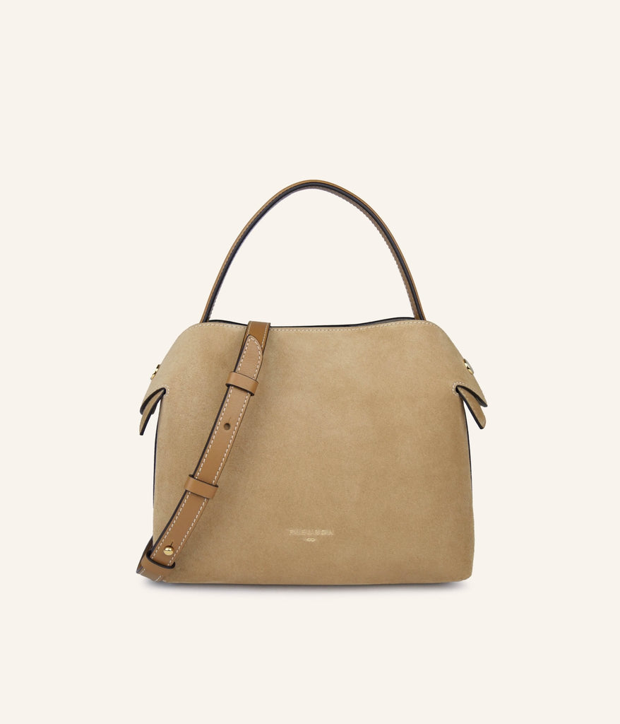 Medium Swann | Suede Biscuit - Fleuron Paris