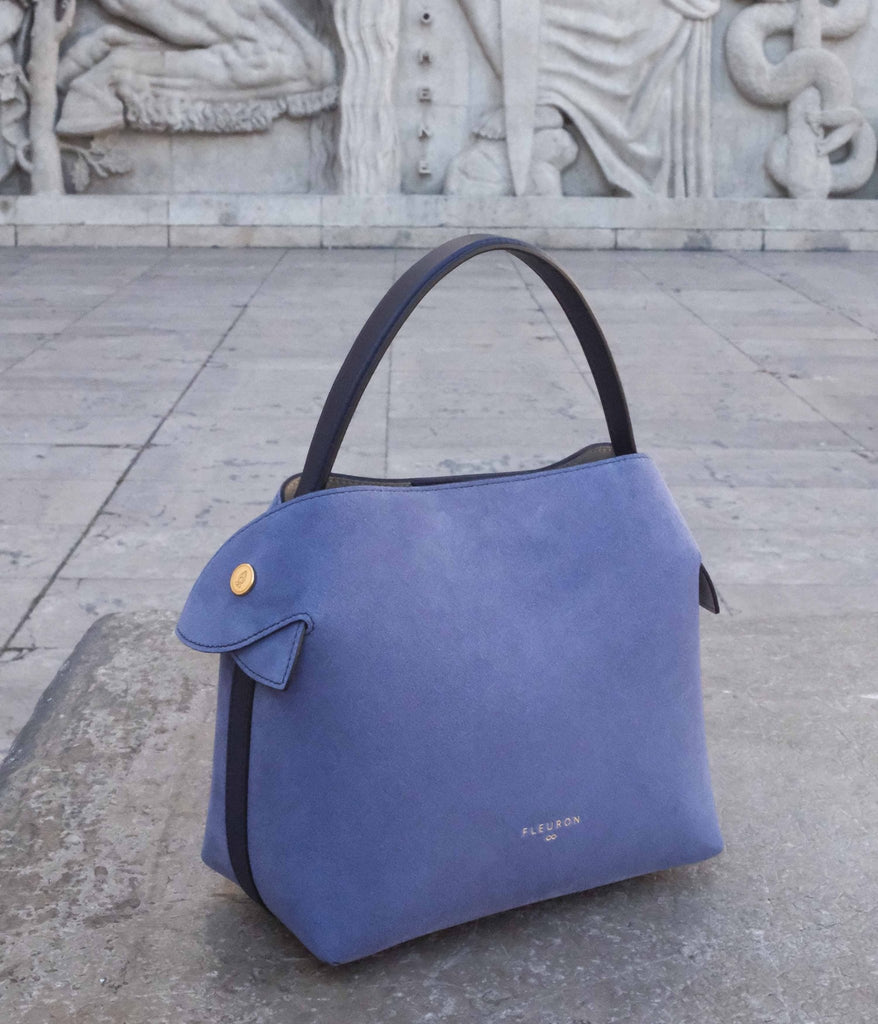 Medium Swann | Suede Jeans - Fleuron Paris