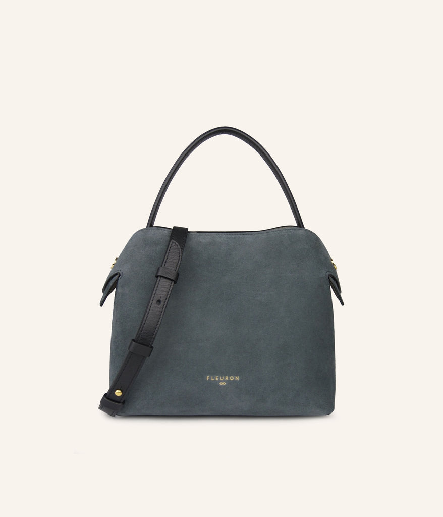 Medium Swann | Suede Orage - Fleuron Paris