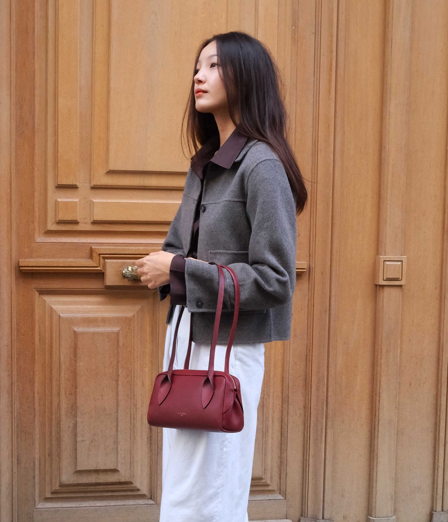 Mini Bambou | Bordeaux Lisse - Fleuron Paris