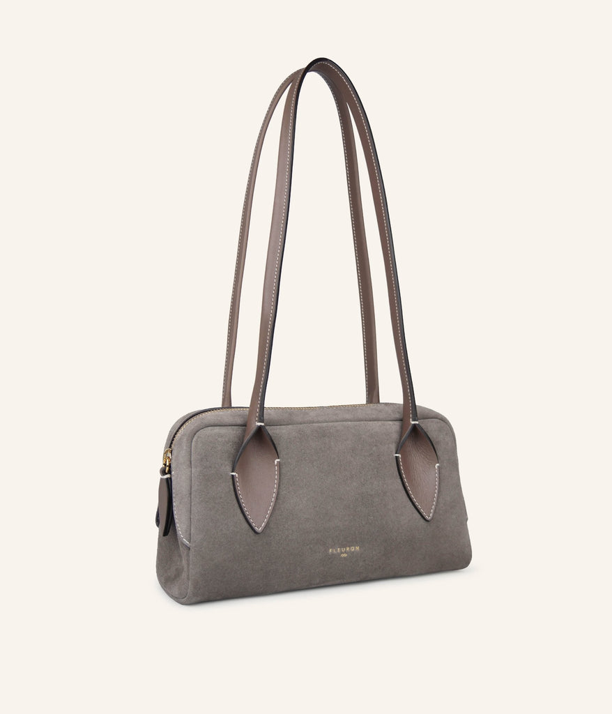 Mini Bambou | Suede Taupe - Fleuron Paris