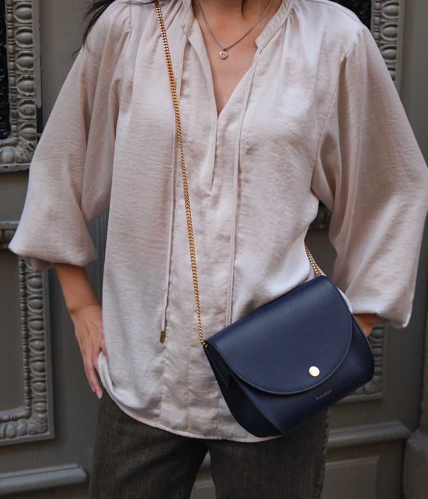 Mini Magnolia | Bleu Marine - Fleuron Paris