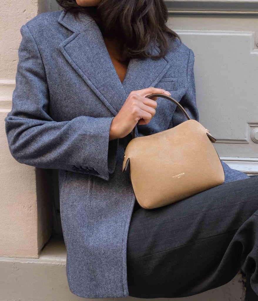 Mini Swann | Suede Biscuit - Fleuron Paris