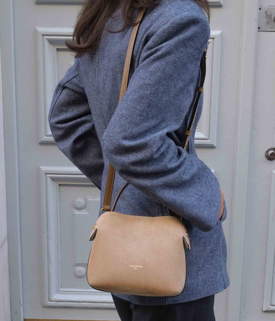 Mini Swann | Suede Biscuit - Fleuron Paris