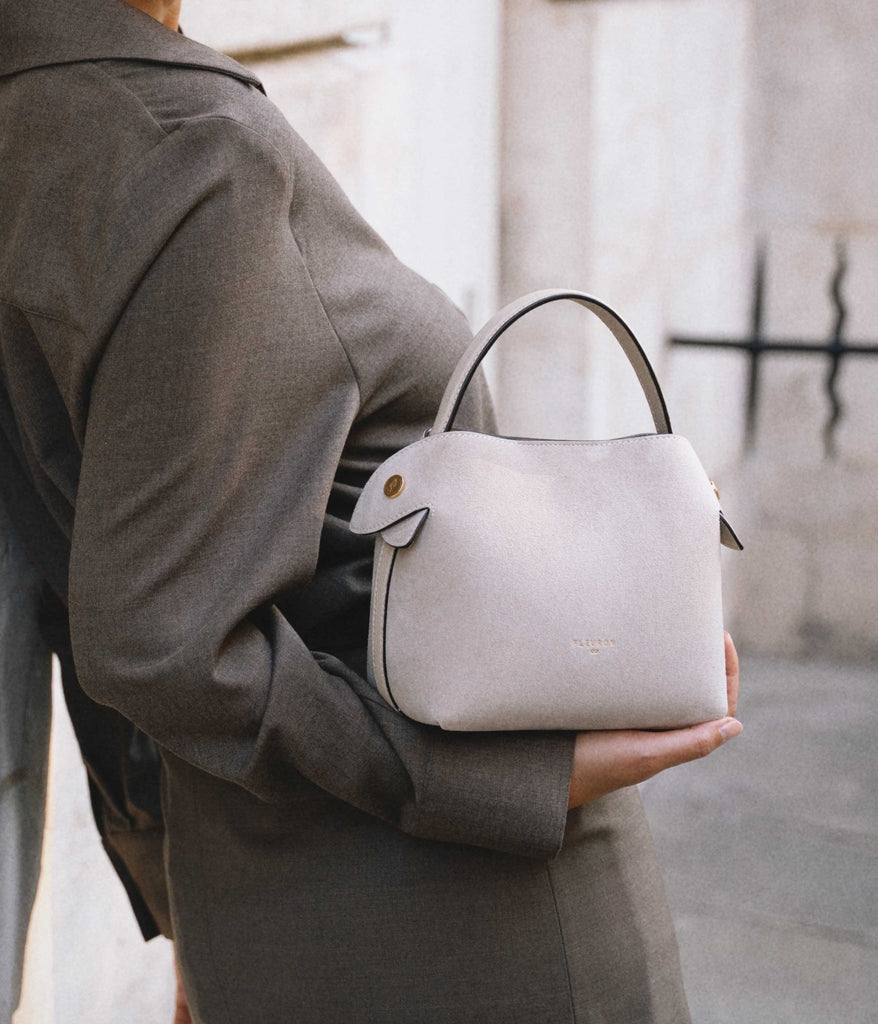 Mini Swann | Suede Dune - Fleuron Paris