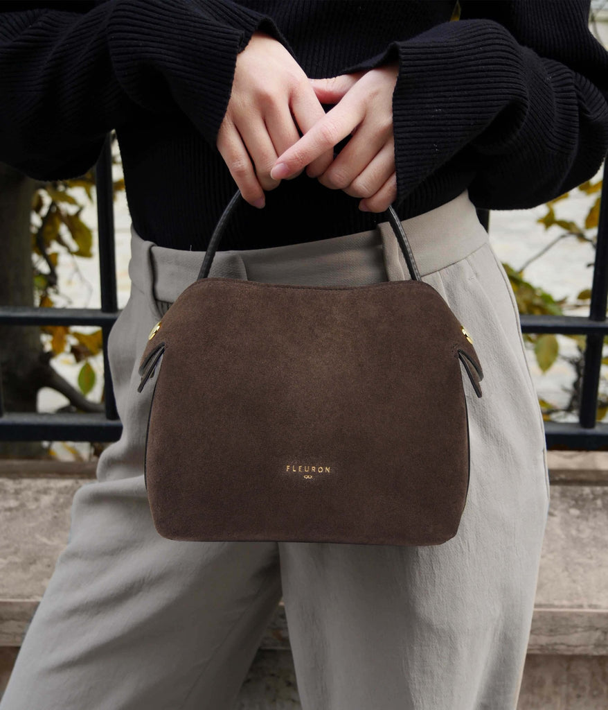 Mini Swann | Suede Moka - Fleuron Paris