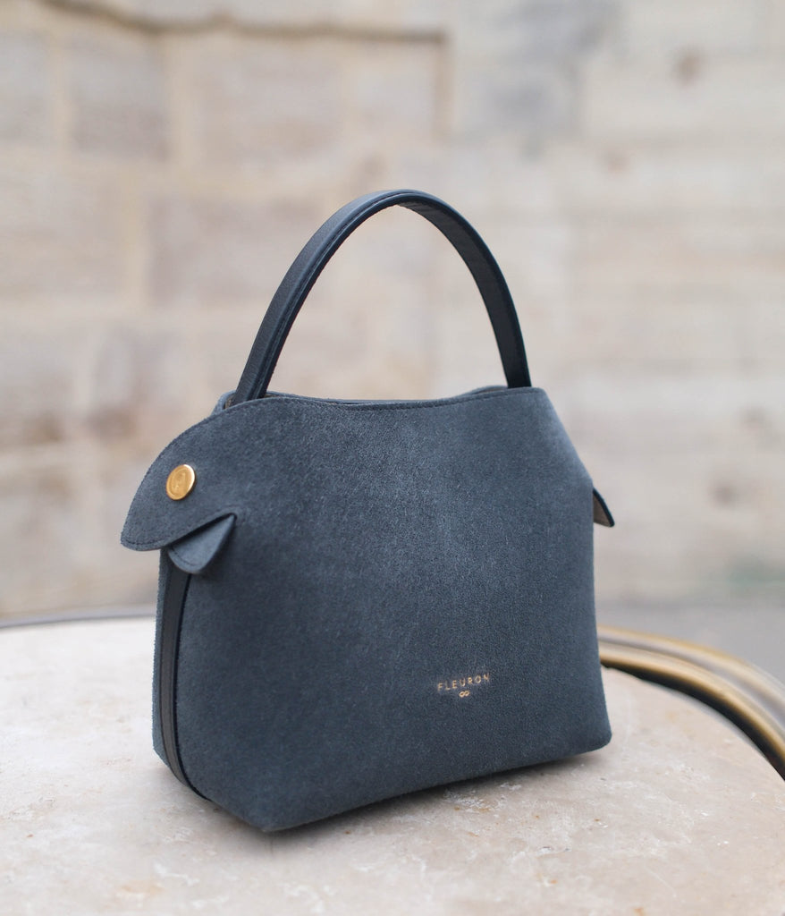 Mini Swann | Suede Orage - Fleuron Paris